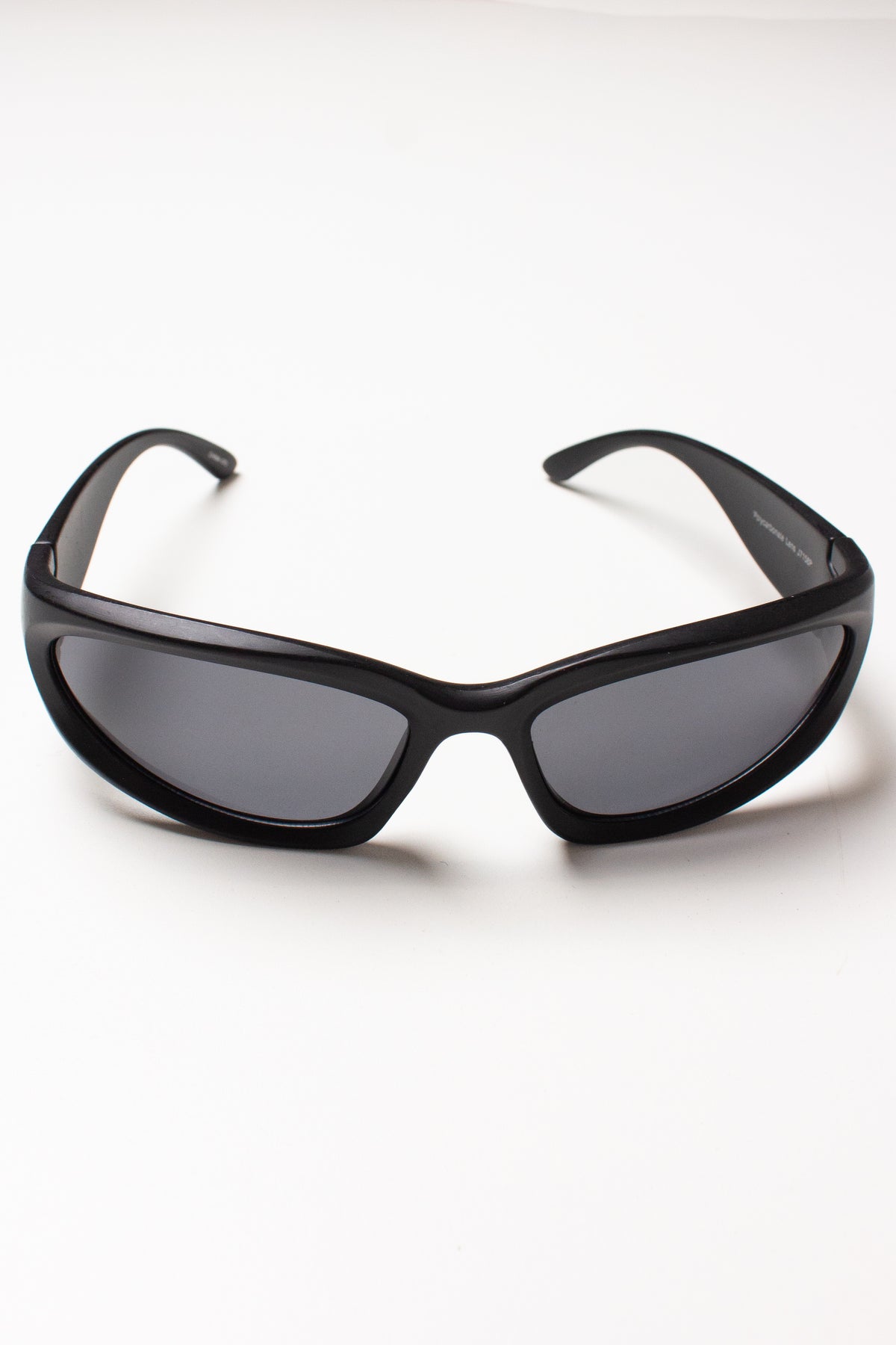 Y2K Metallic Wraparound Sunglasses