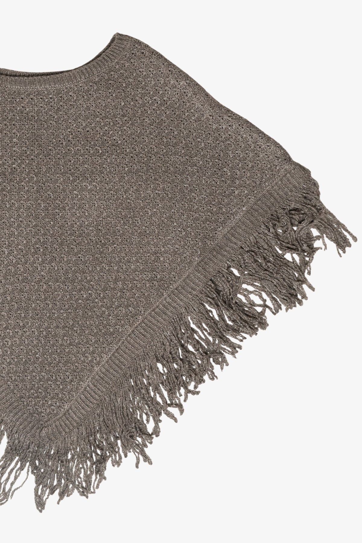 Fringe Hem Poncho