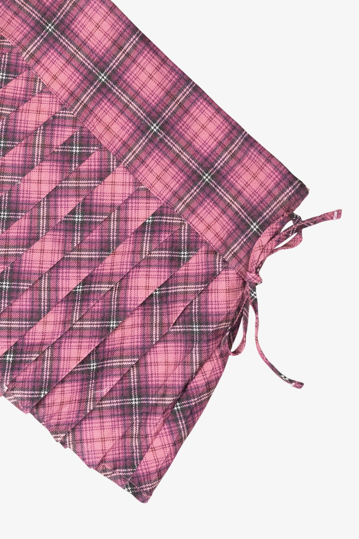 Plaid Pleated Skort