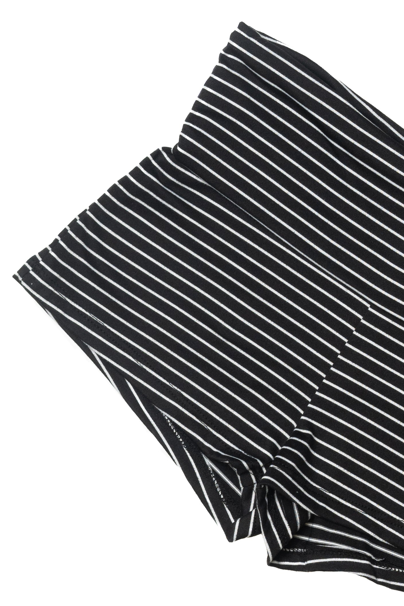 Stripe Fold Over Shorts