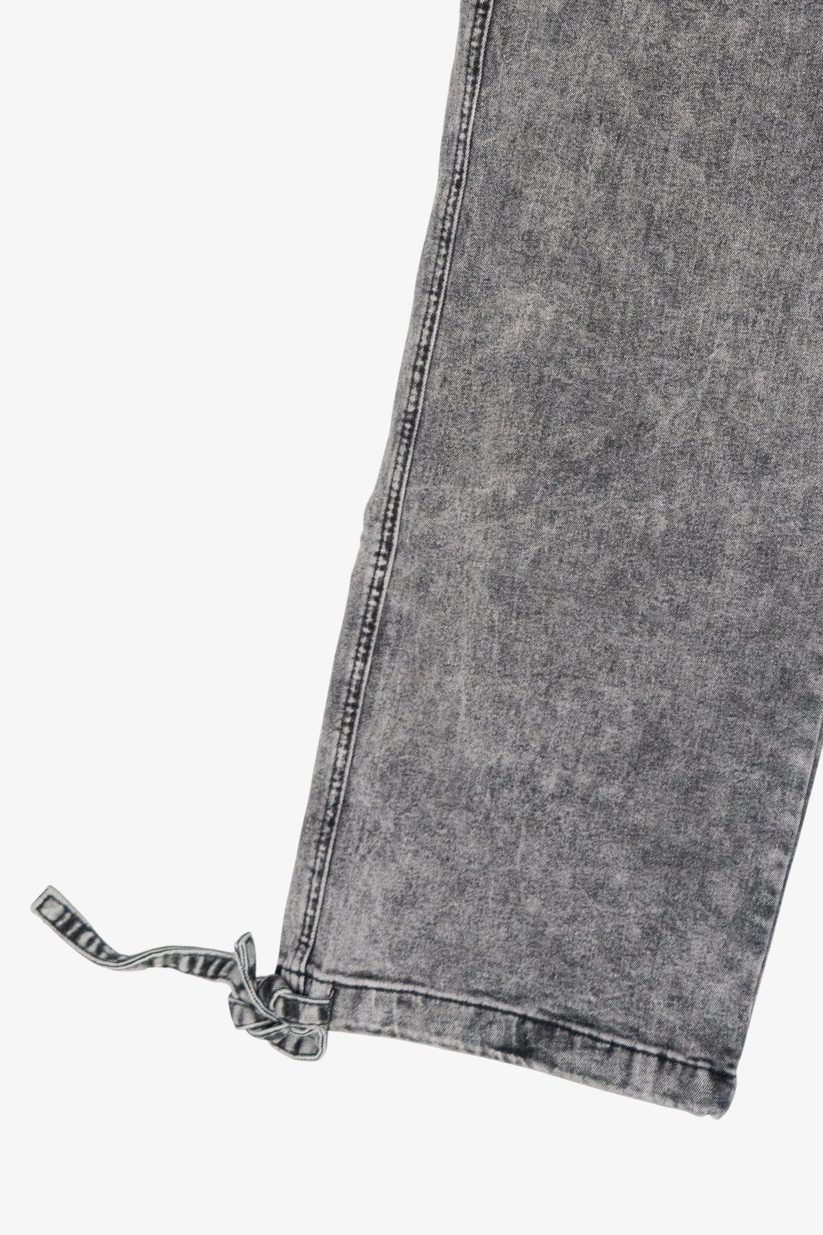 Wide Acid Double Cargo Jeans