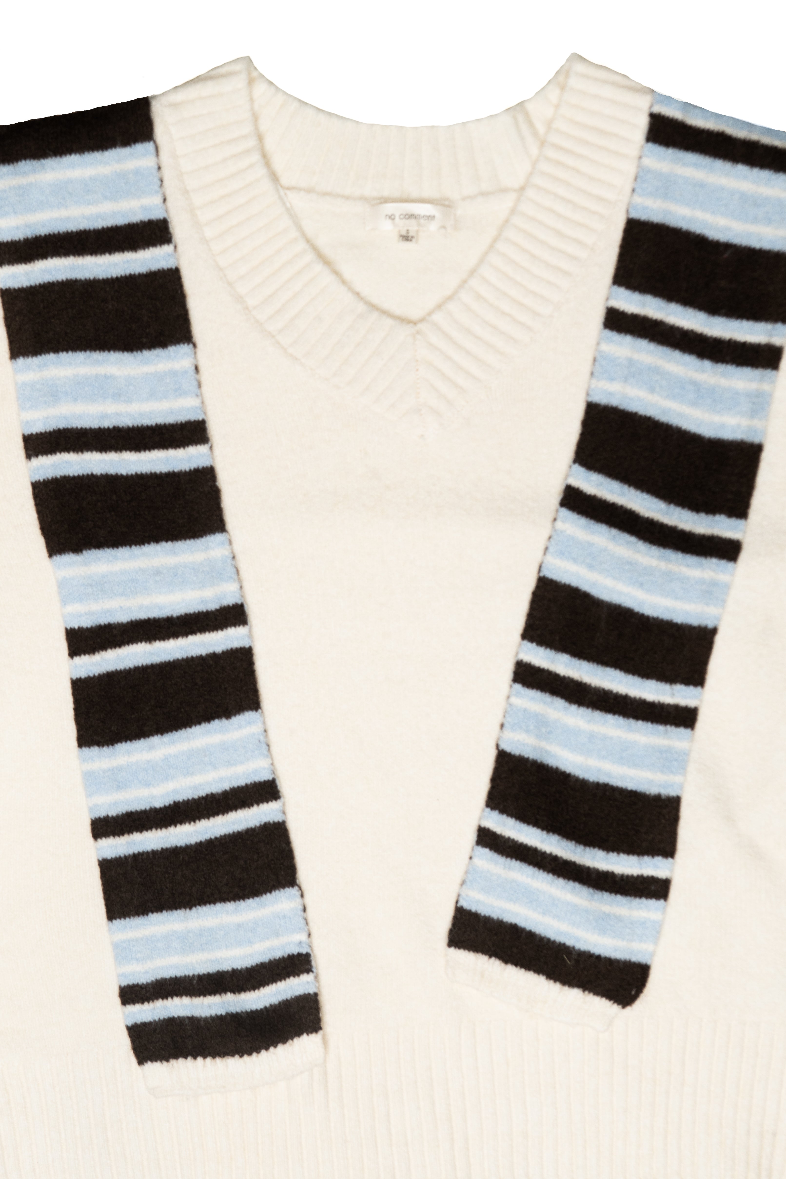 Striped Scarf Sweater Set