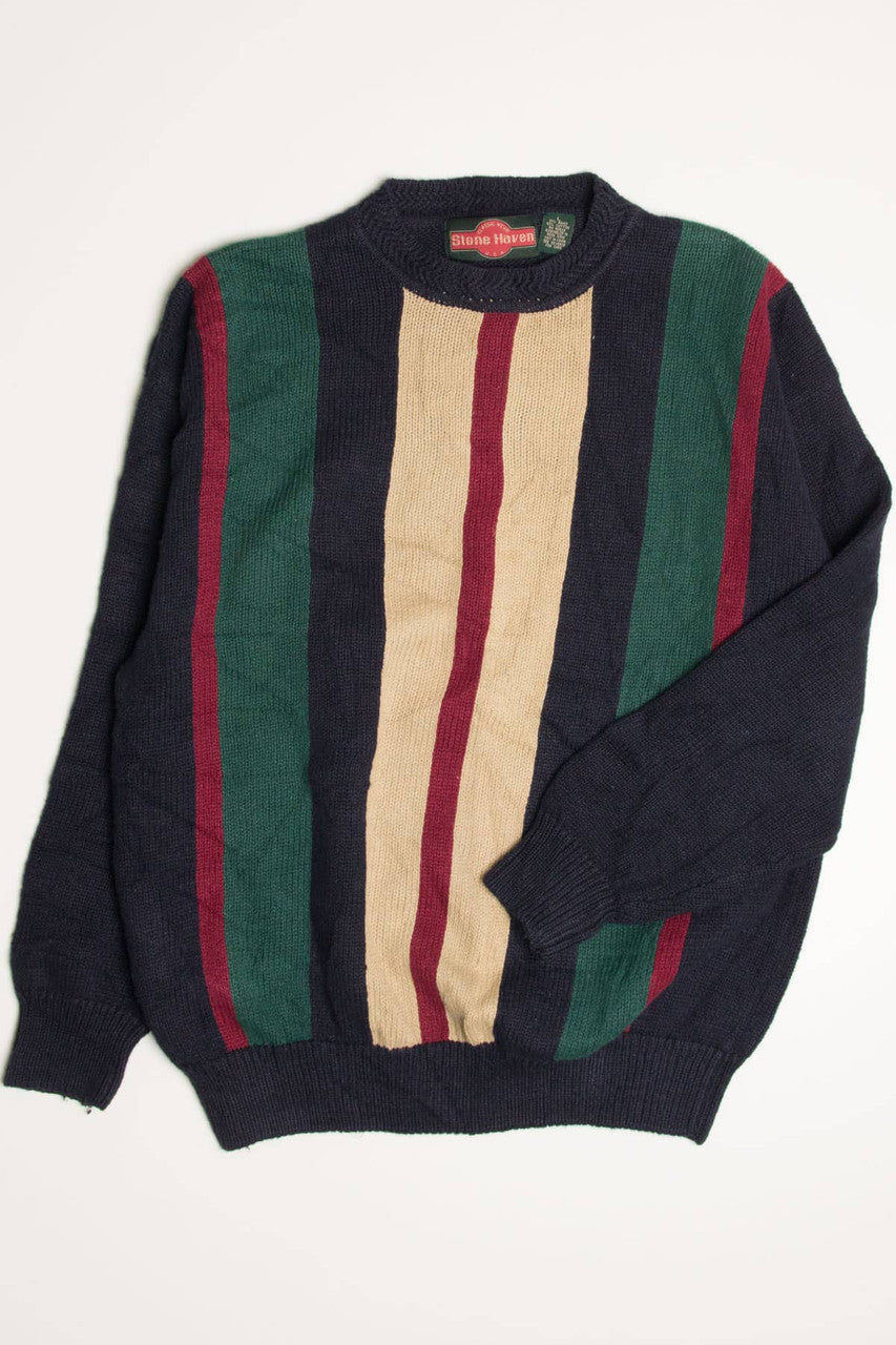 Vintage 80s Striped Sweater 3505