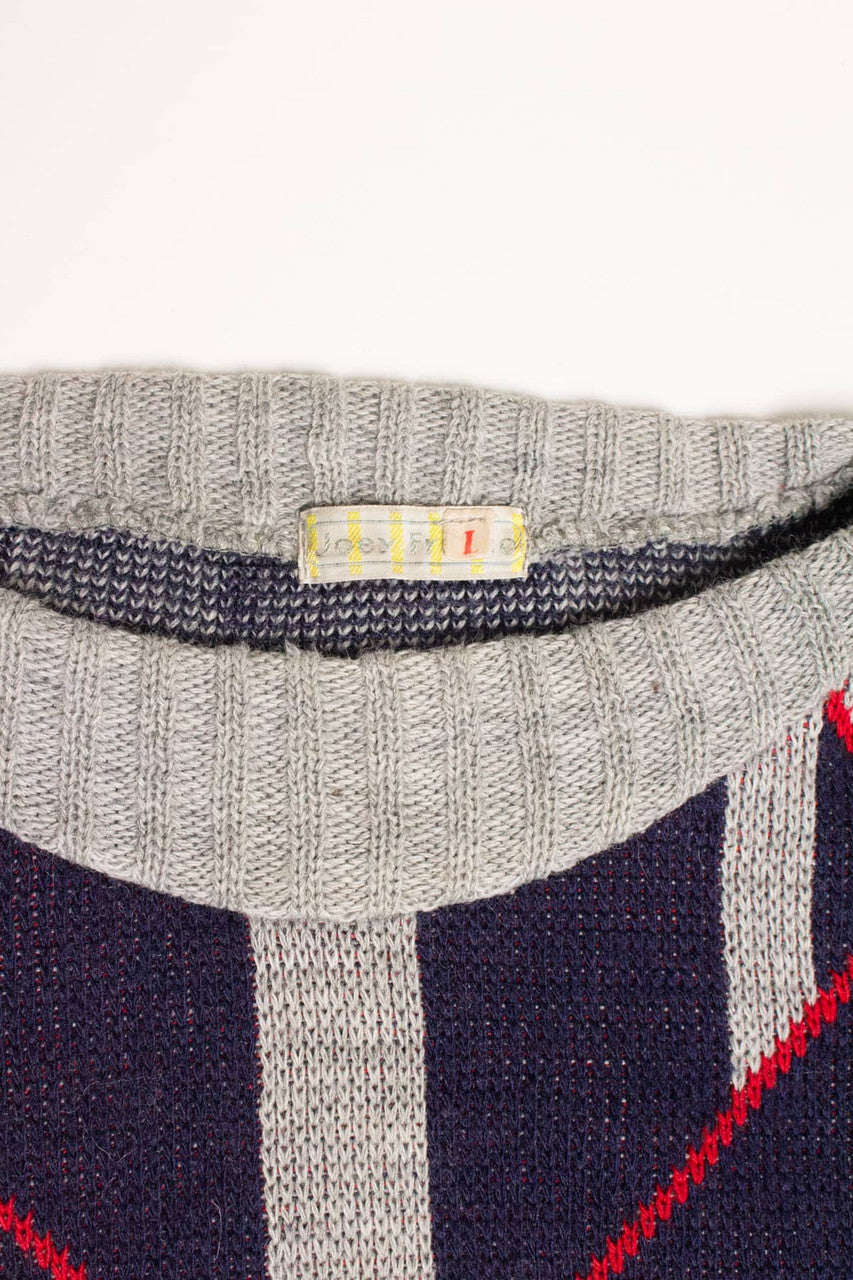 Vintage 80s Hexagon Sweater 3566