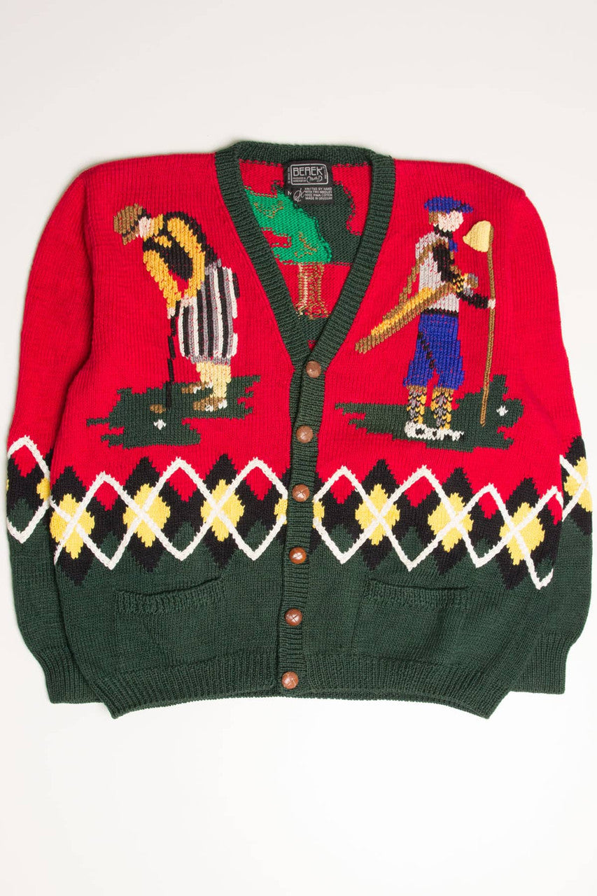 Vintage Hand Knit Golf Sweater 3578