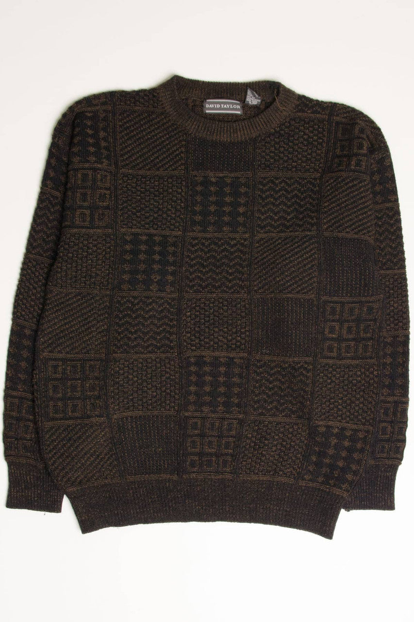 Vintage Checkered Sweater 3579