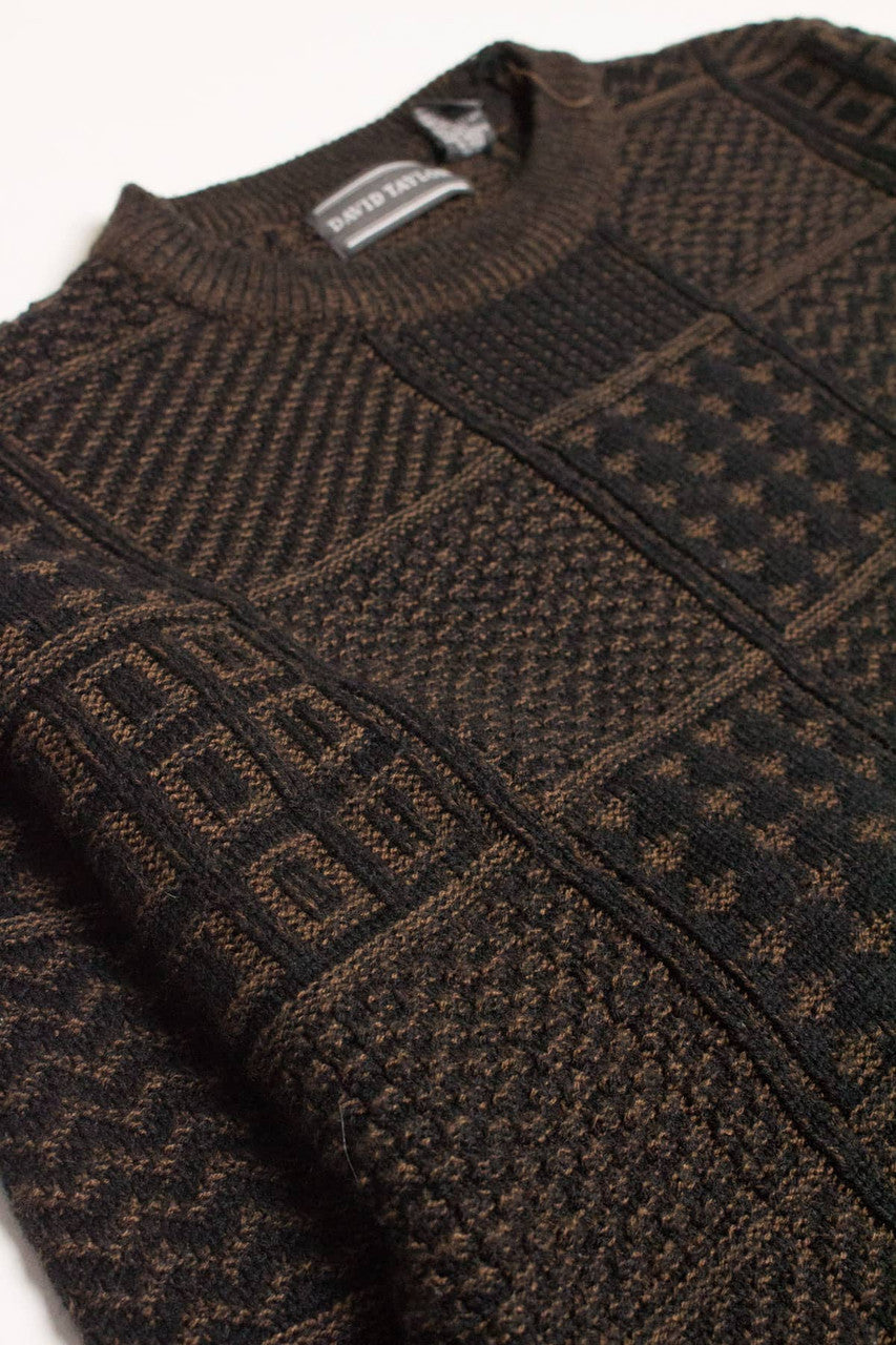 Vintage Checkered Sweater 3579