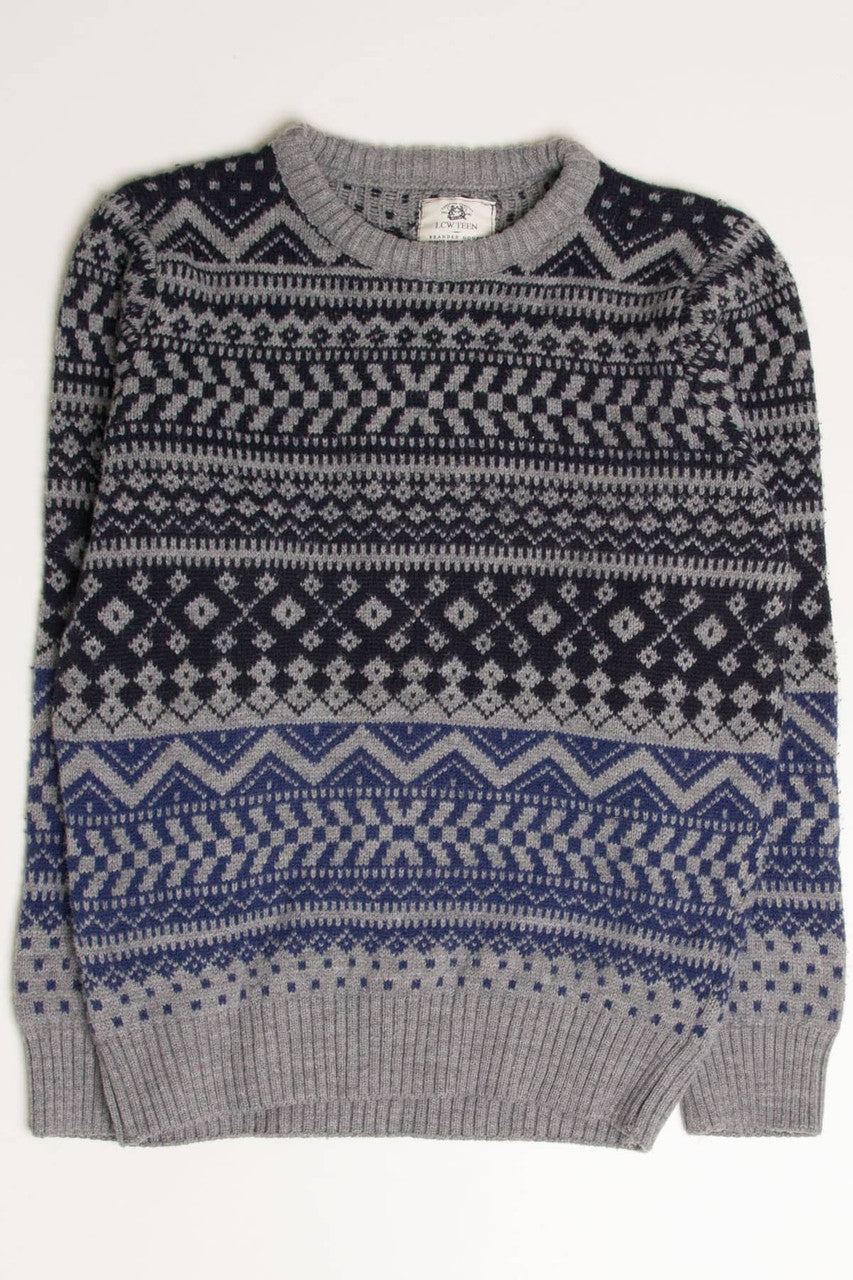 Youth Chevron Patterned Sweater 3599