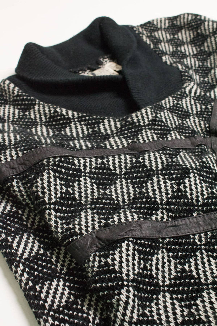Vintage 80s Checkered Sweater 3610