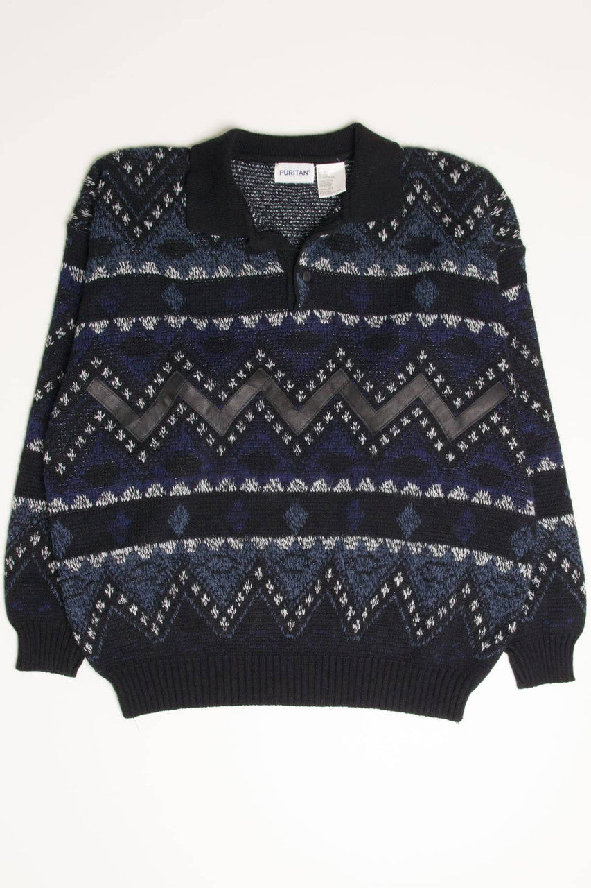 Vintage 80s Polo Sweater 3633