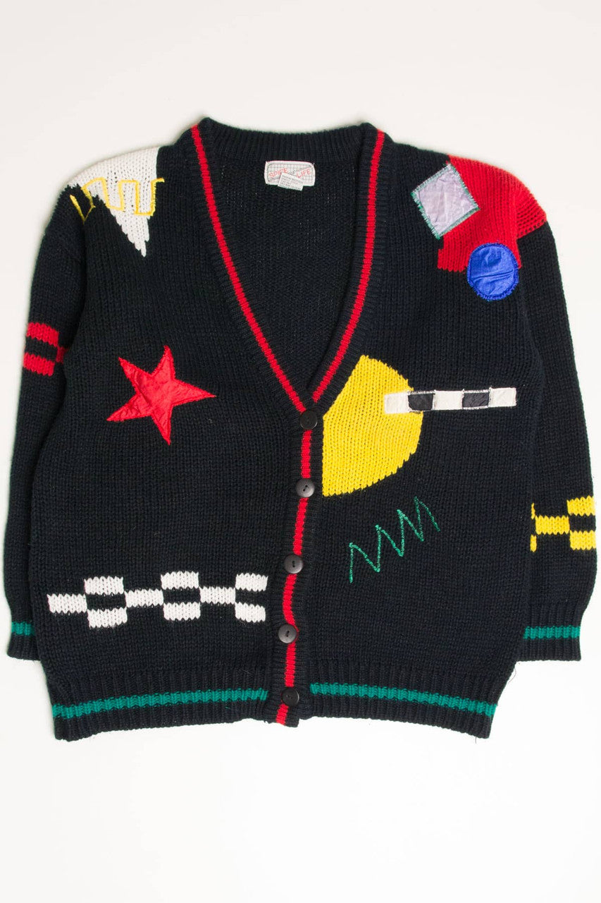 Vintage Bright Shapes Sweater 3634