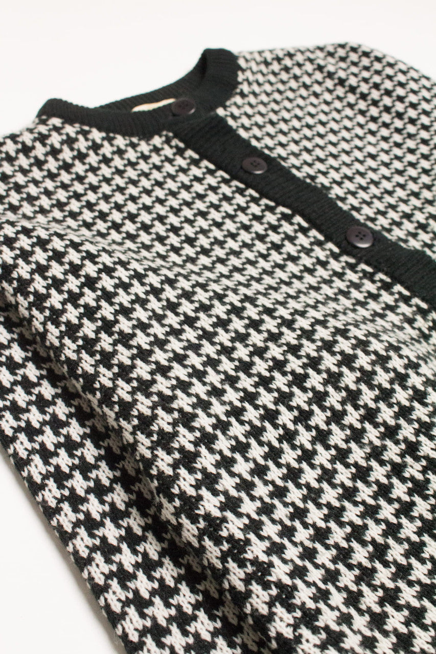 Houndstooth 80s Cardigan 3659