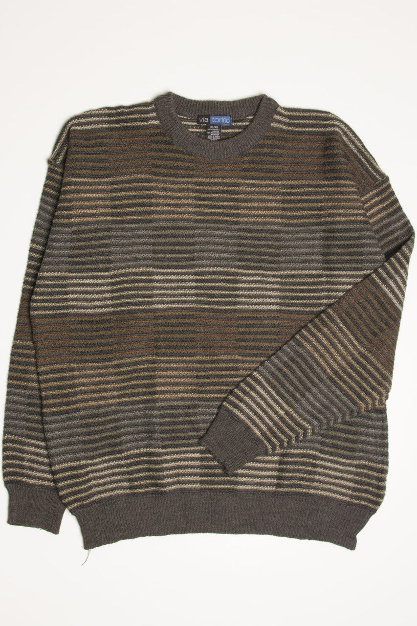 Checkered Via Torino 80s Sweater 3661