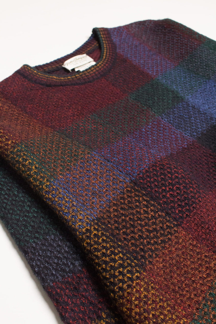 Checkered Norm Thompson 80s Sweater 3703