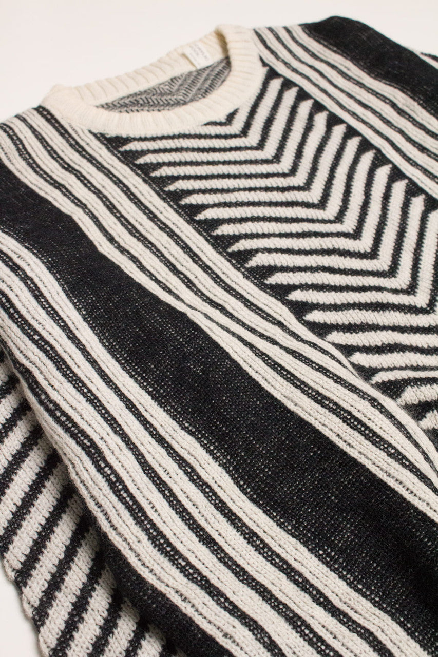 Vintage Chevron Italian 80s Sweater 3715
