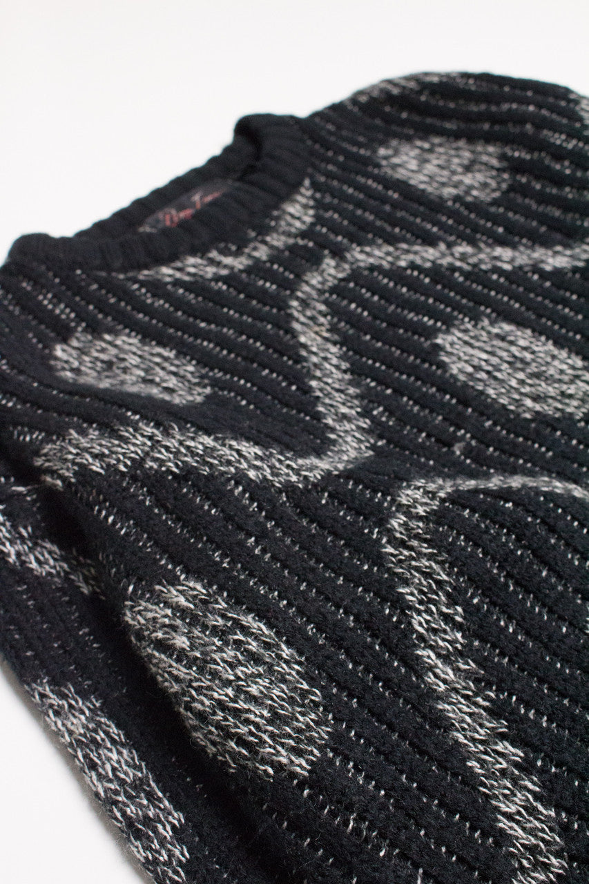 Vintage Dot & Waves 80s Sweater 3738