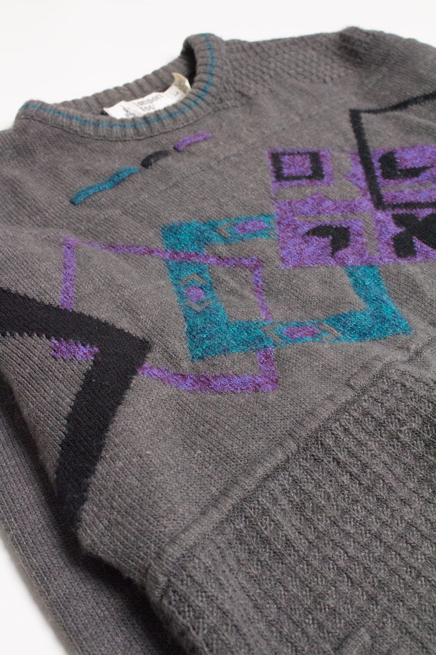 Vintage Diamond London Fog 80s Sweater 3741