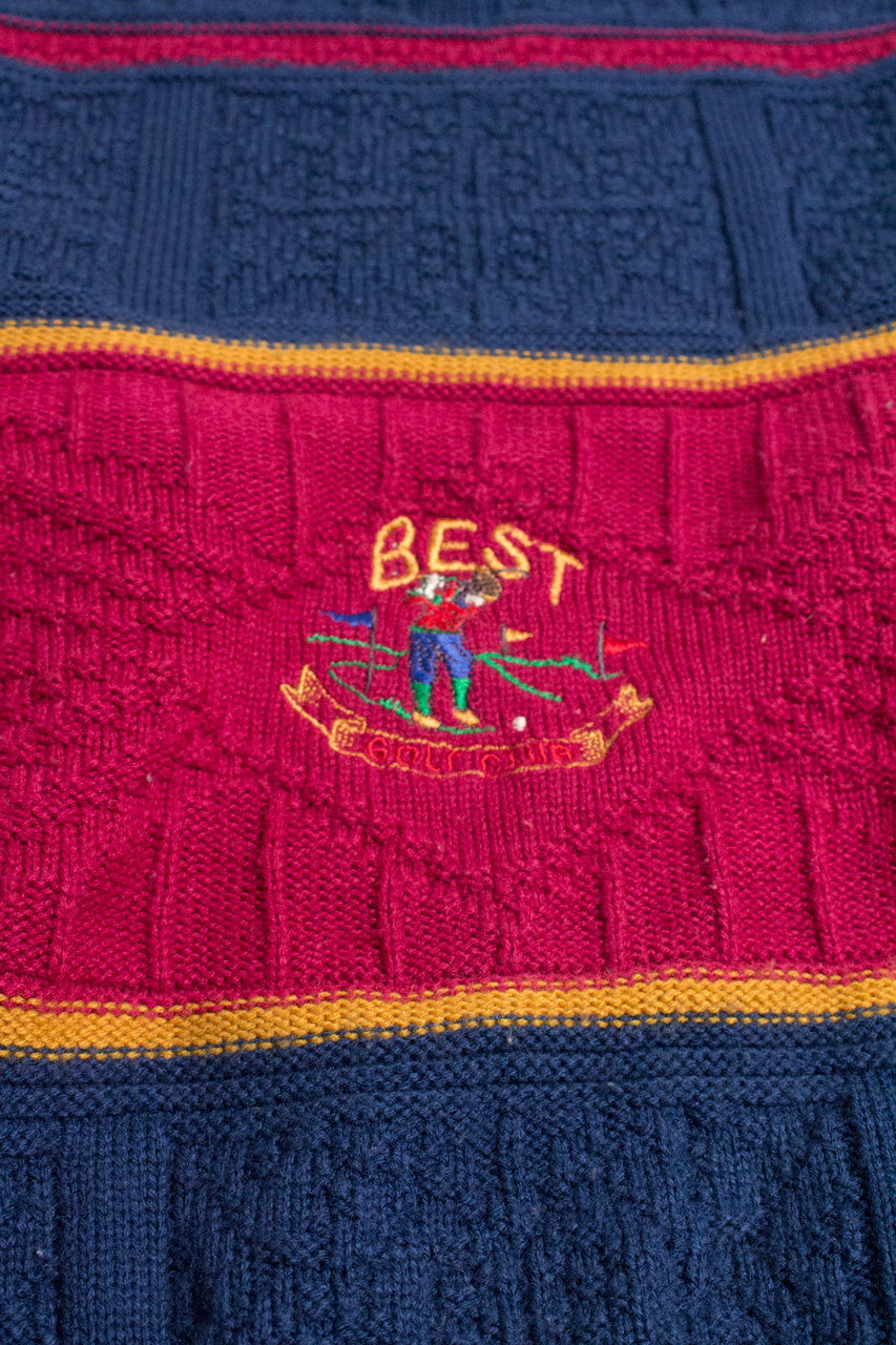 Vintage Best Golf Club Buckingham Sweater 3771