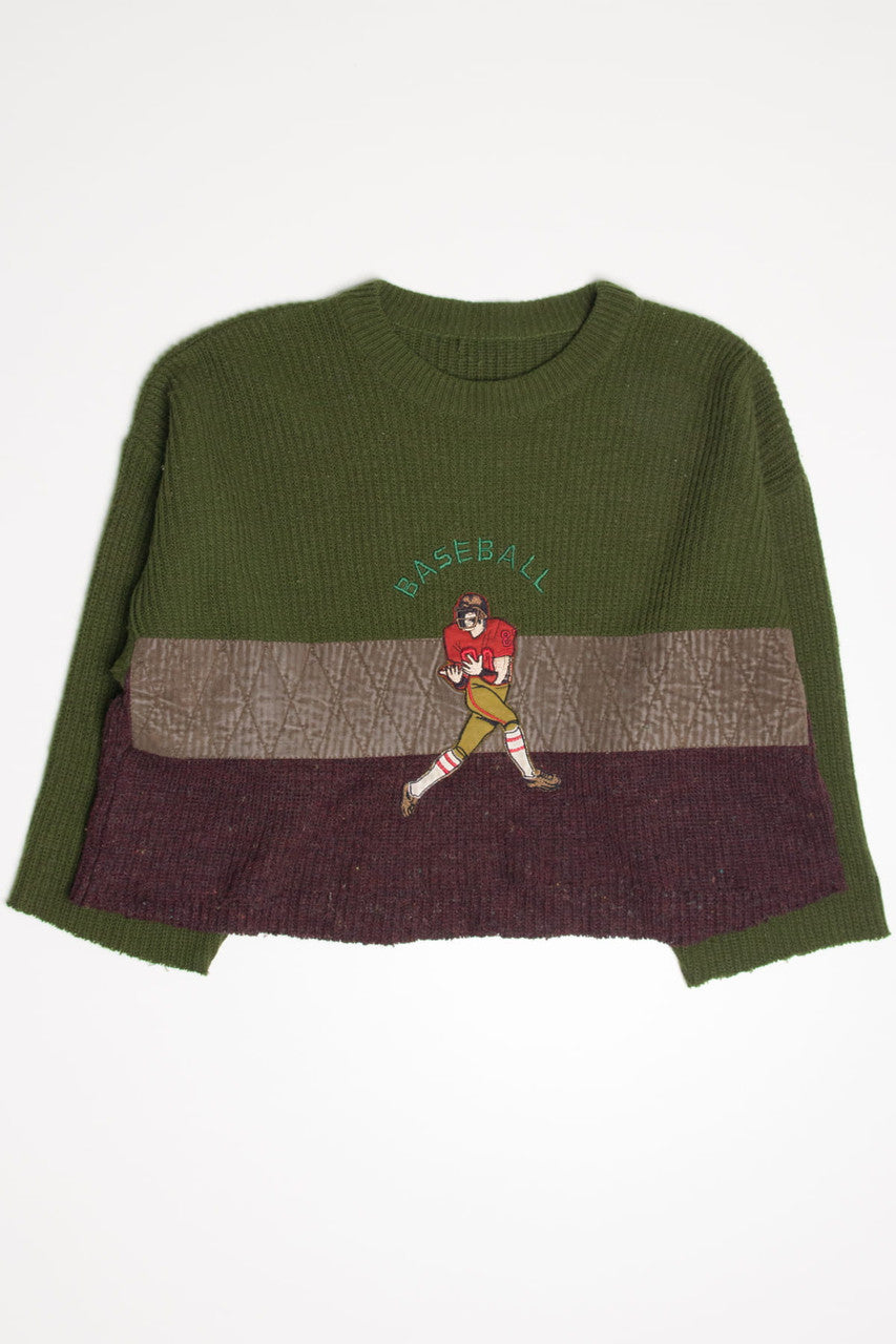 Baseball Football Player 80s Sweater 3796