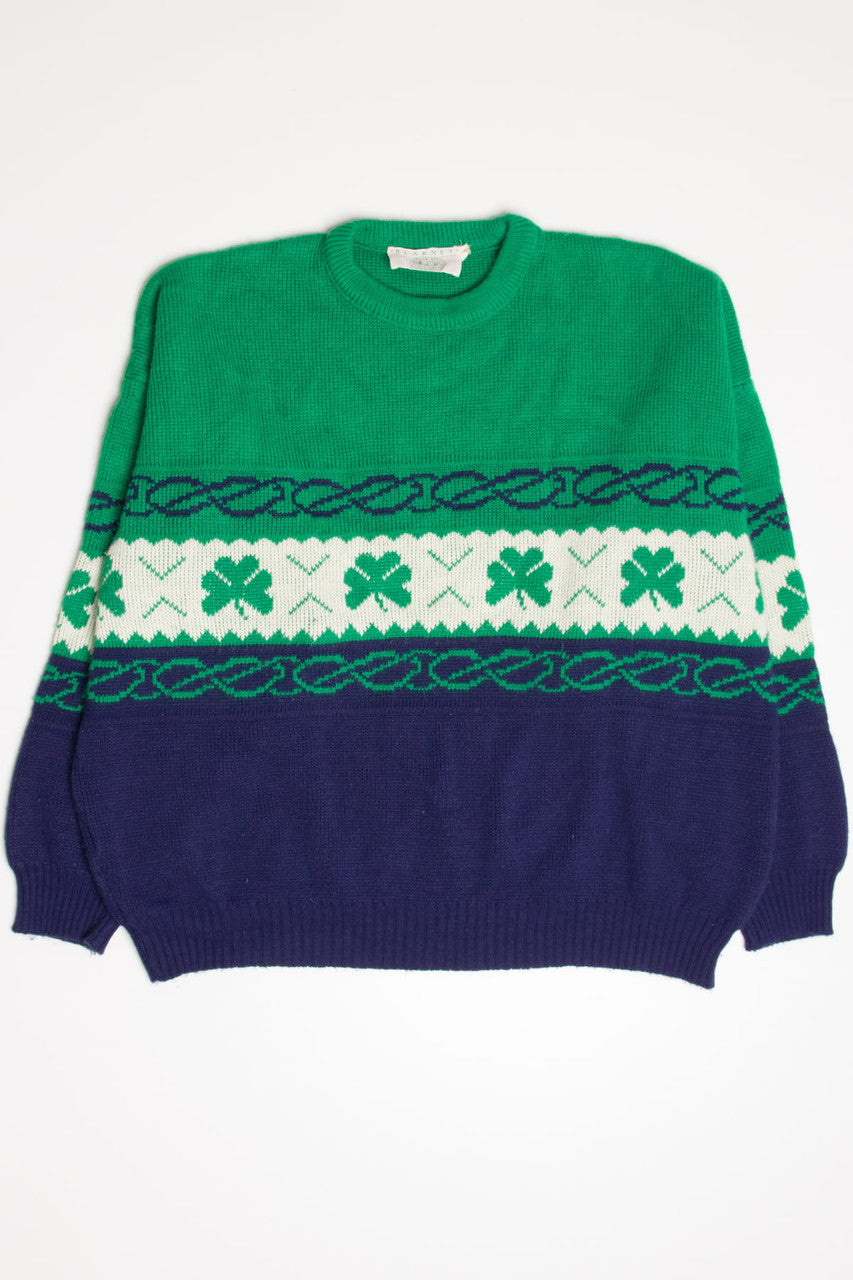 Irish Clover Blarney Woollen Mills Sweater