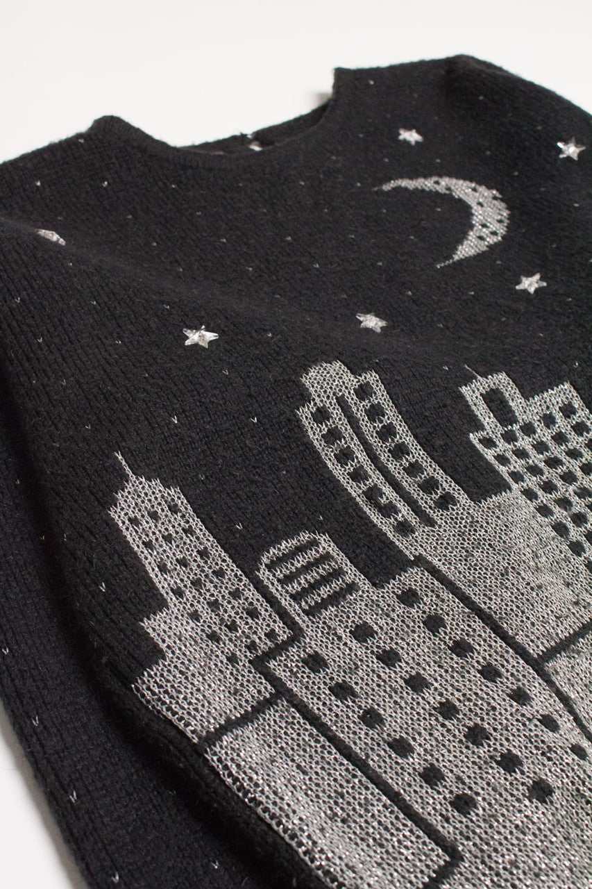 Vintage Starlit Sky 80s Sweater 3814