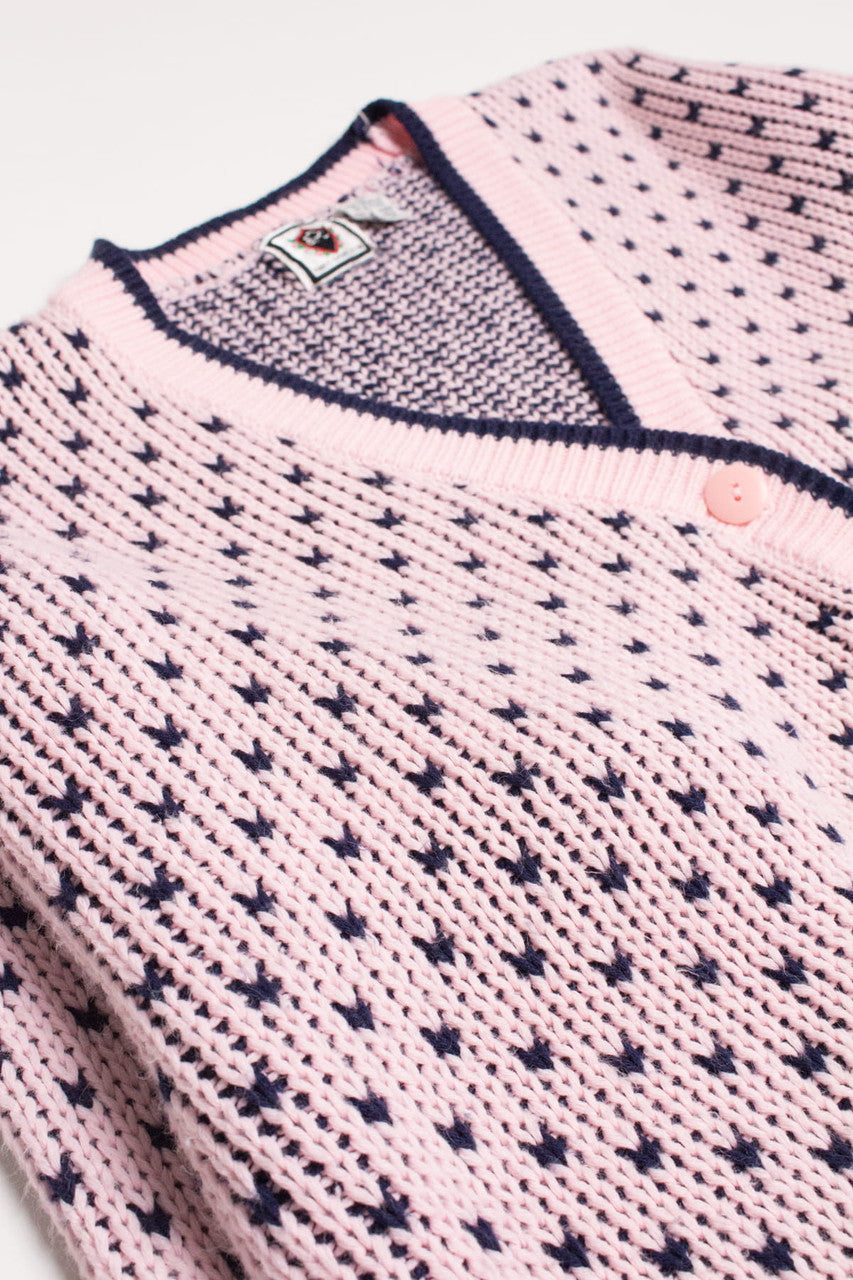 Pink Paris Sport 80s Cardigan