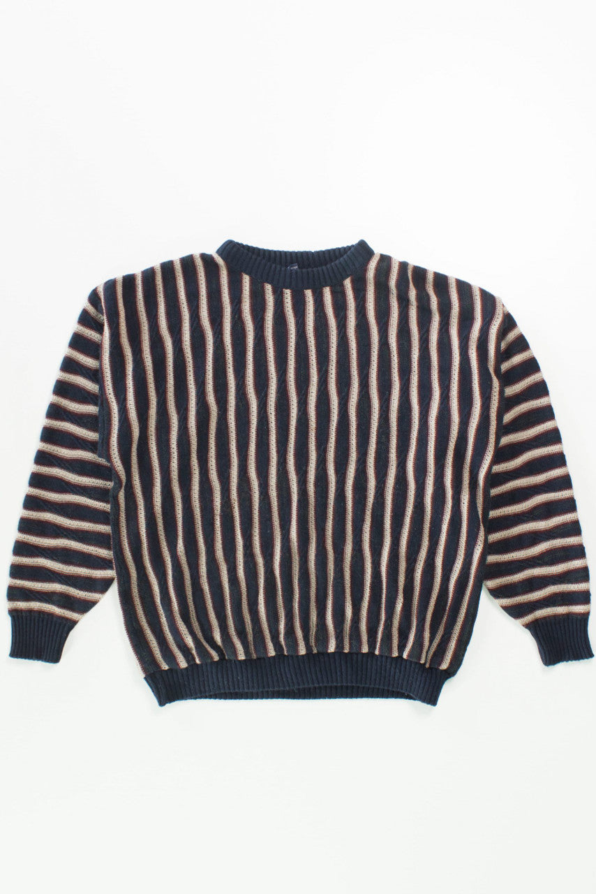 Vintage Van Heusen Striped 80s Sweater