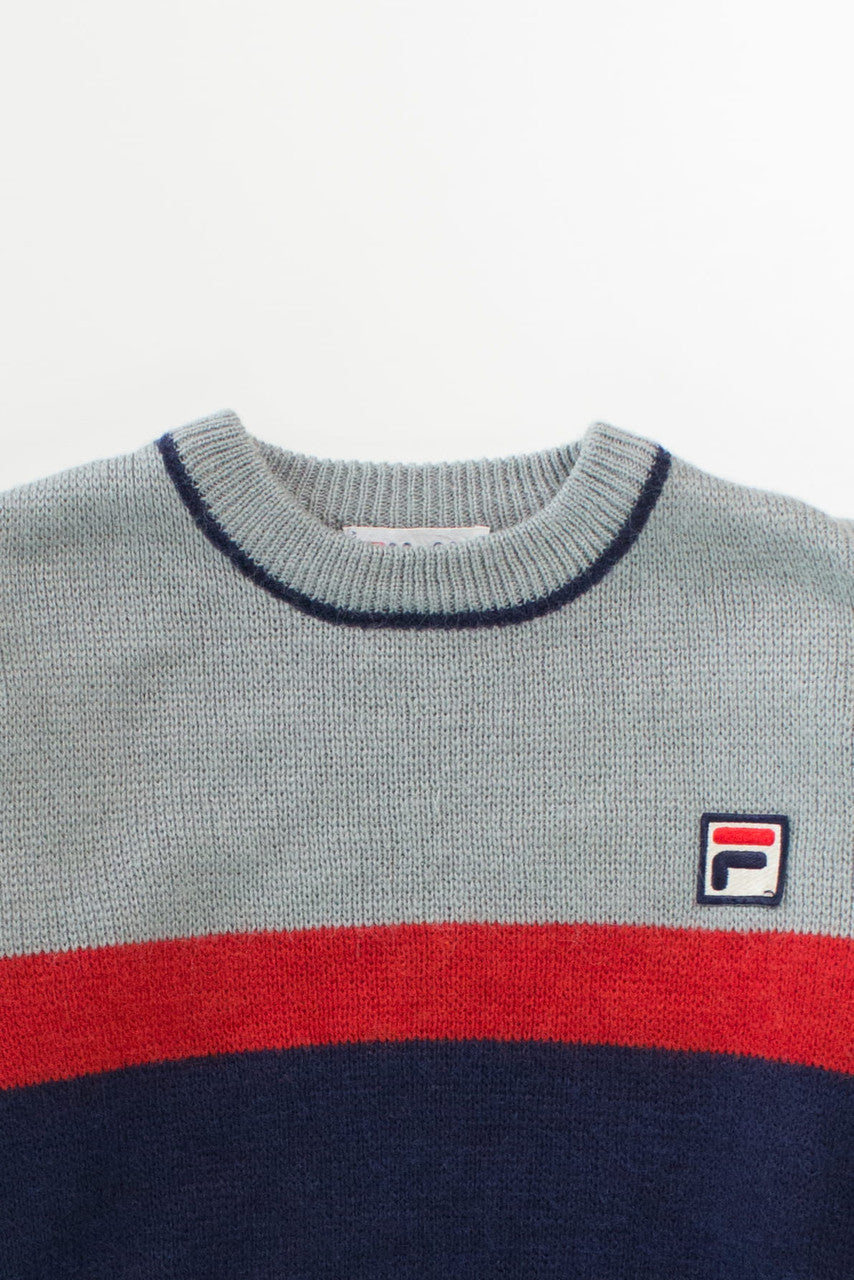 Vintage FILA Tri Color 80s Sweater