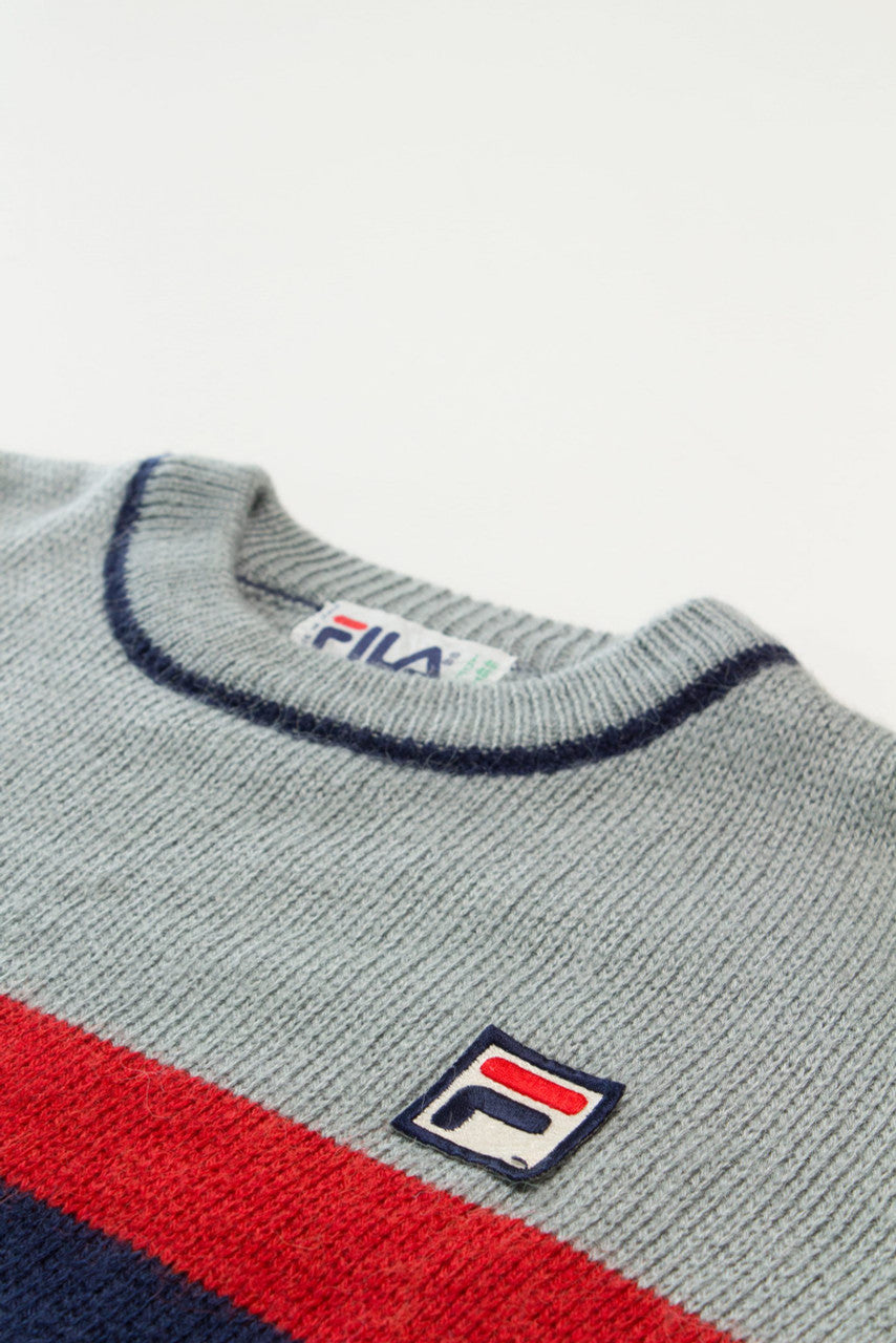 Vintage FILA Tri Color 80s Sweater