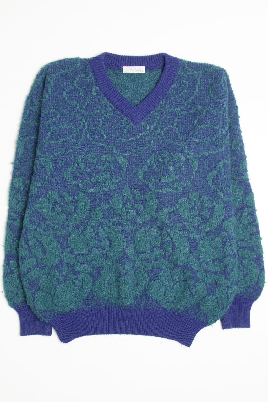 Teal Oldavi 80s Sweater 3877
