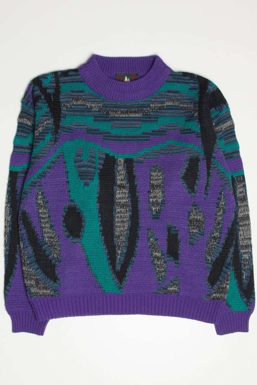 Purple High Sierra 80s Sweater