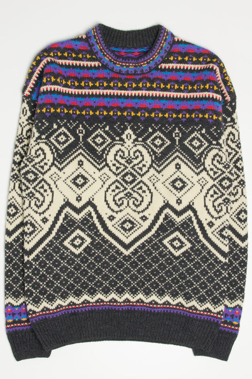 Vintage Ornate 80s Sweater