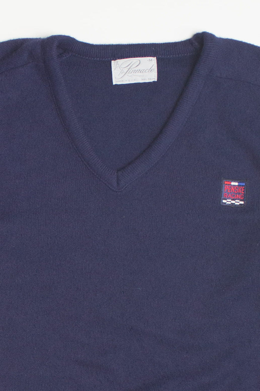 Penske Racing V-Neck 80s Sweater