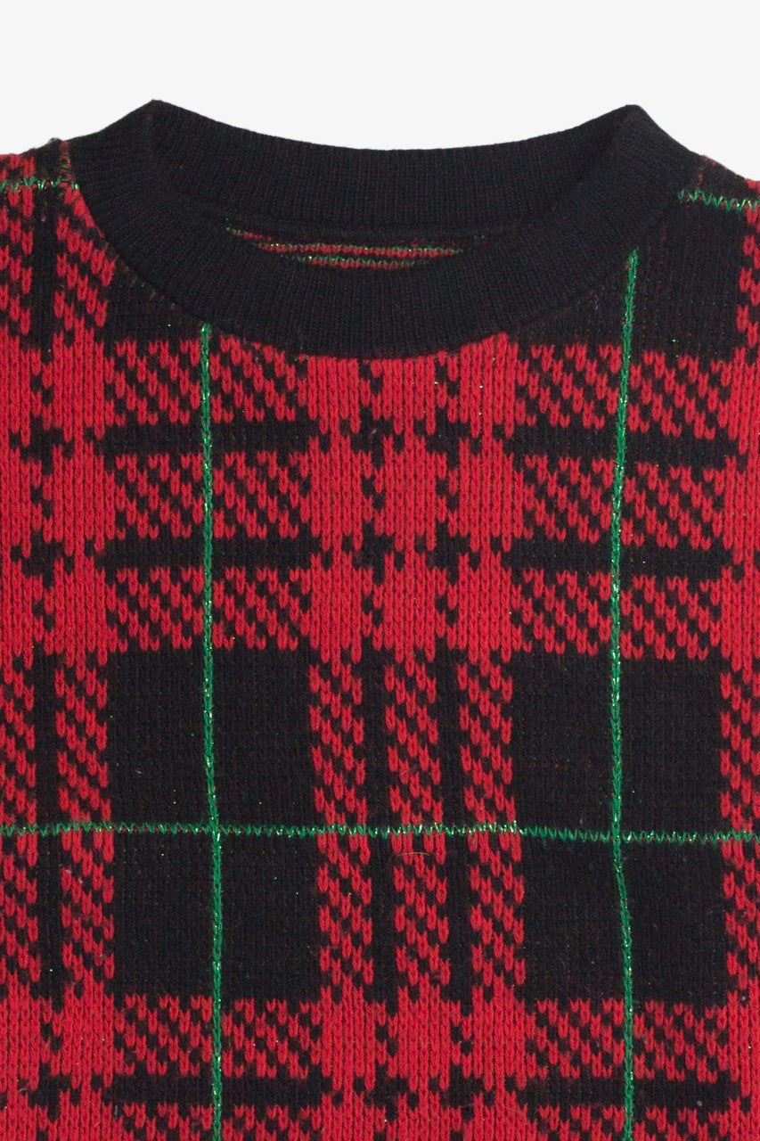Plaid 80s Sweater