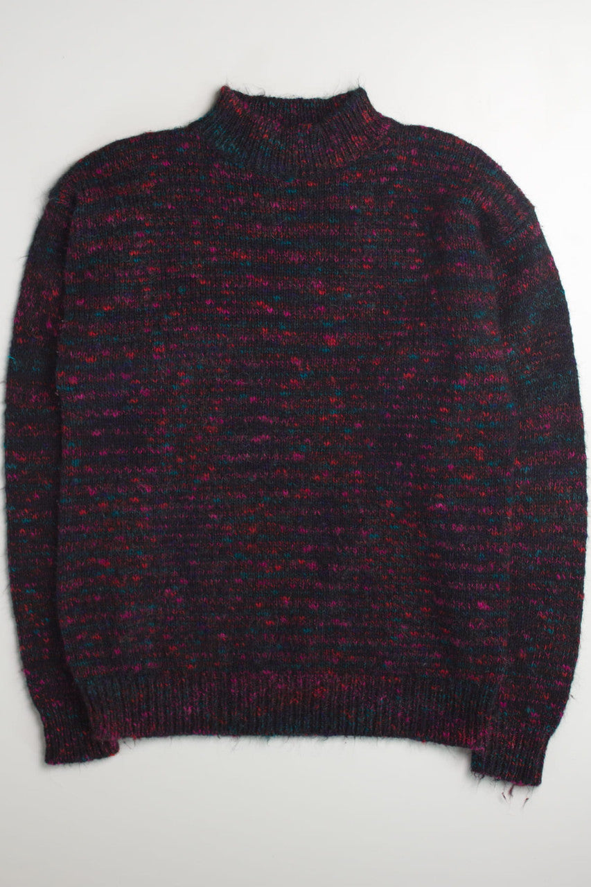 Turtleneck Multicolored 80s Sweater