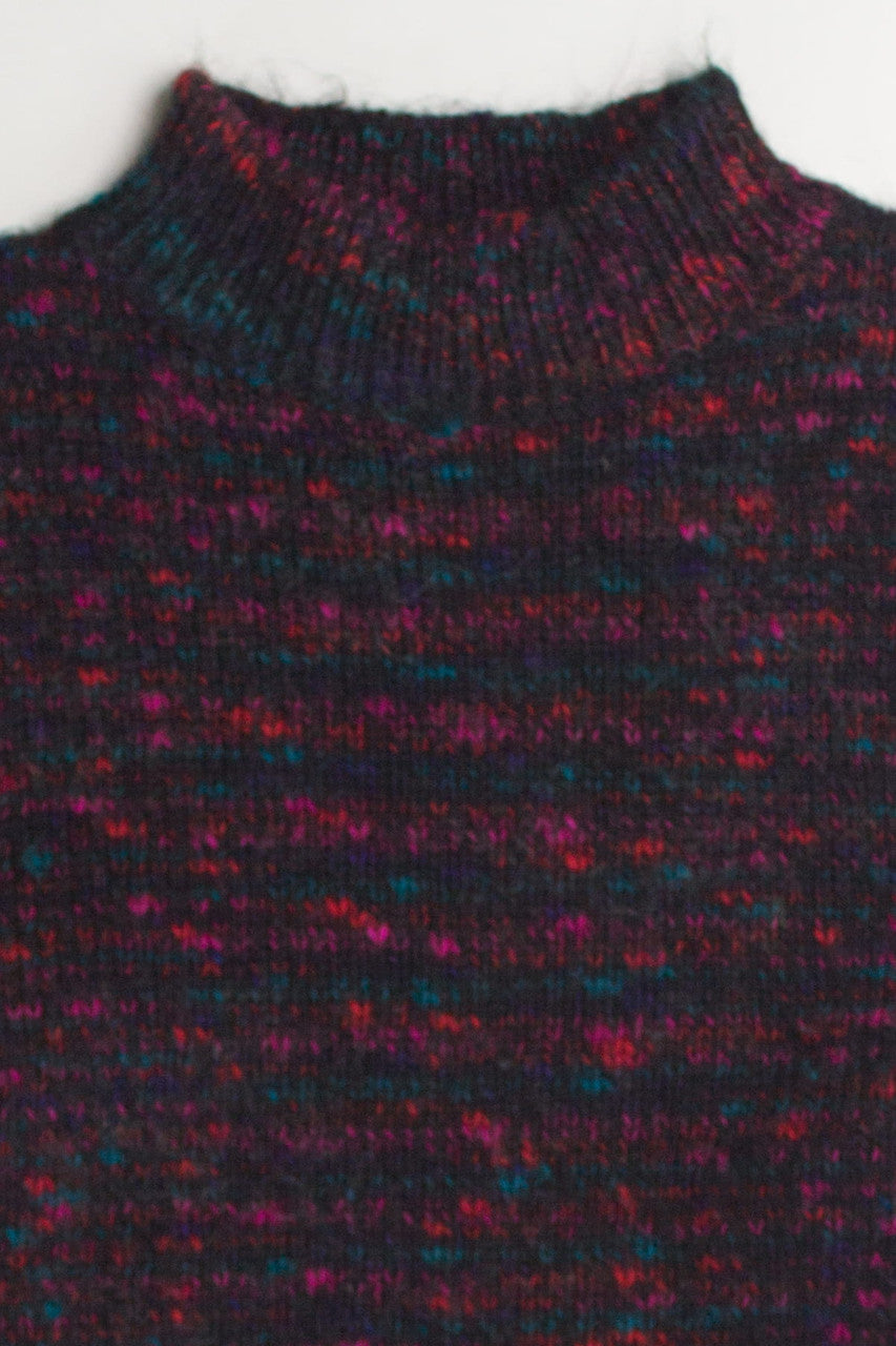 Turtleneck Multicolored 80s Sweater