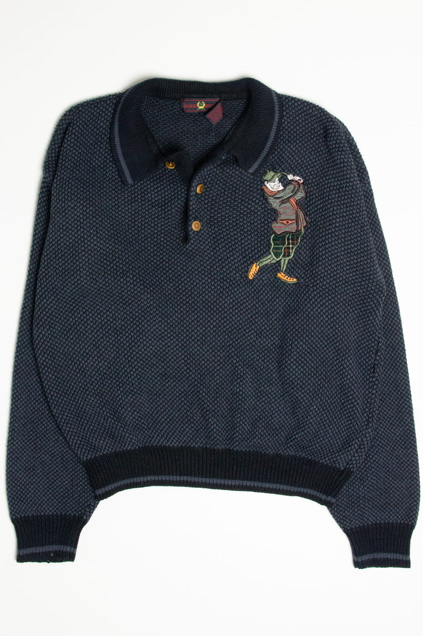 Robert Bruce Embroidered Golfer Sweater 3990