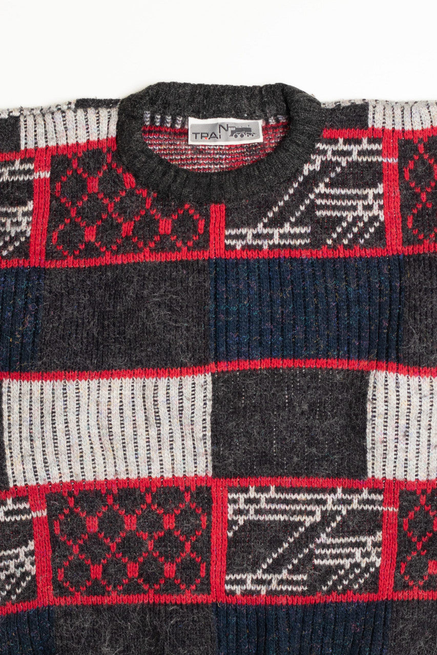 Train 80s Sweater