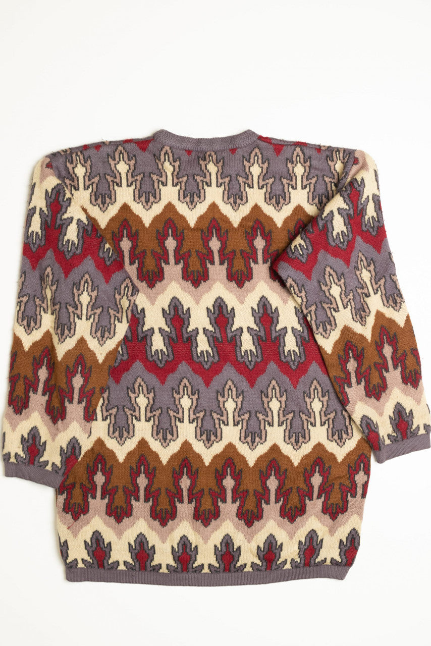 Patterned 80s Sweater