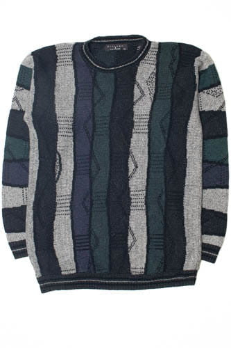 Vintage Zig-Zag Stripe 80s Sweater