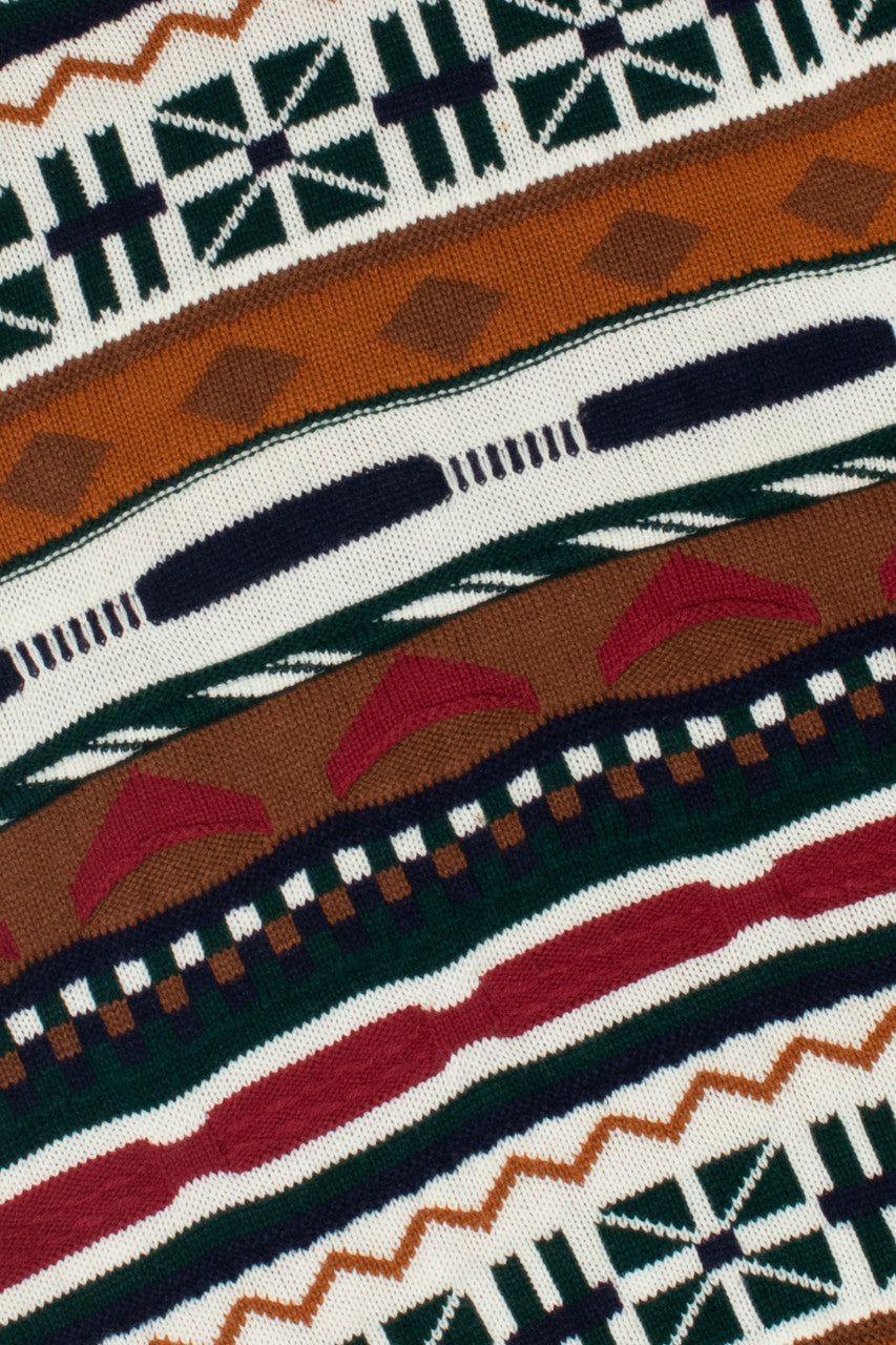 Vintage Geometric Stripe 80s Sweater 4239