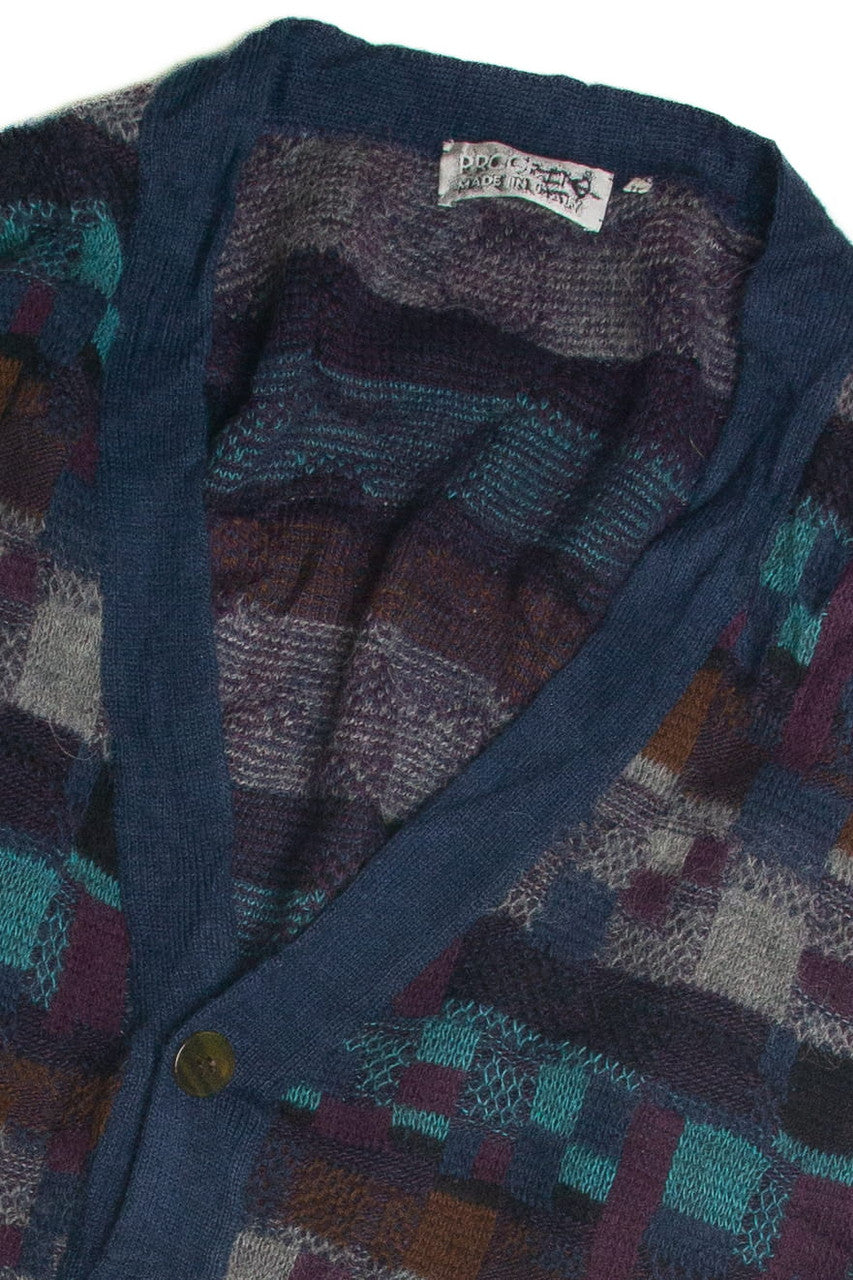 Vintage 80's Progetto Cardigan Progetto 80s Sweater