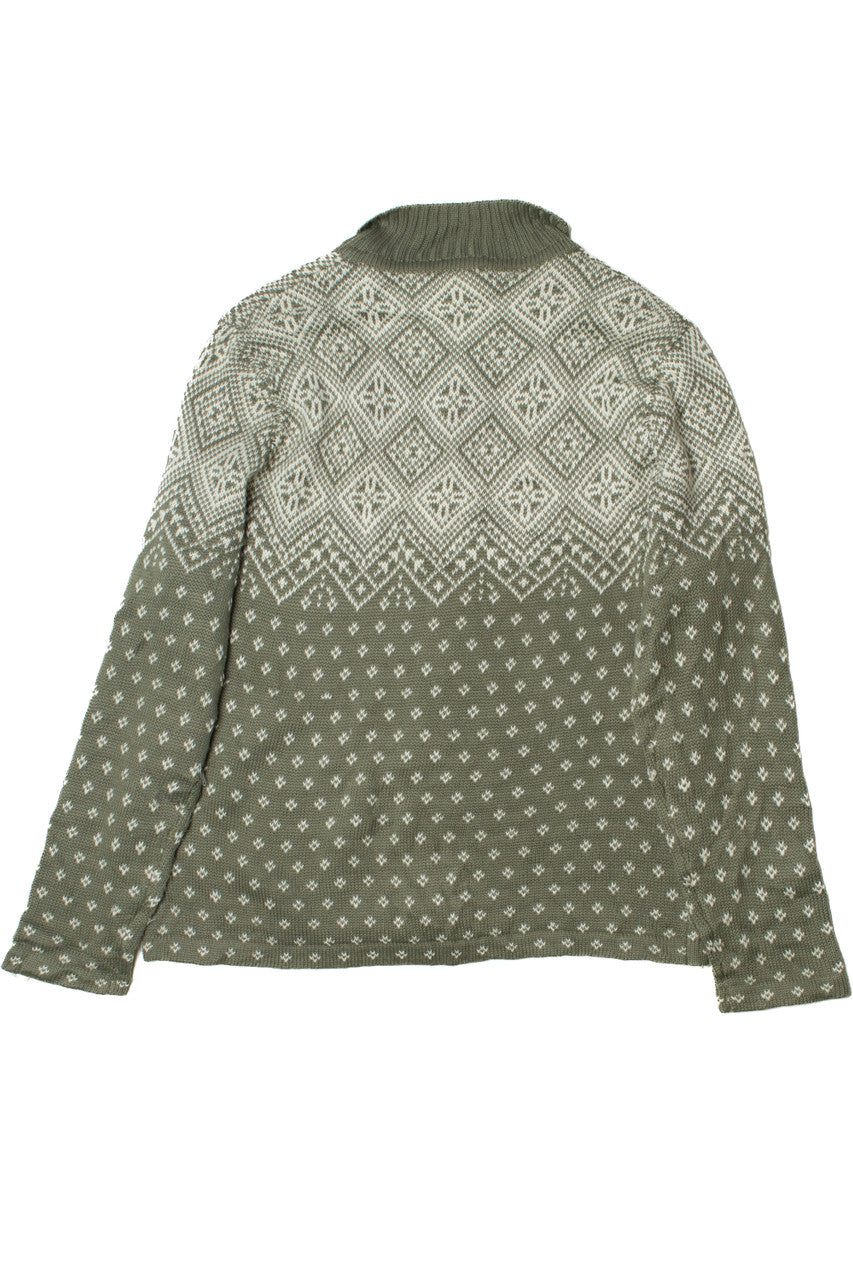 Vintage Norton McNaughton 80s Zip-Up Sweater