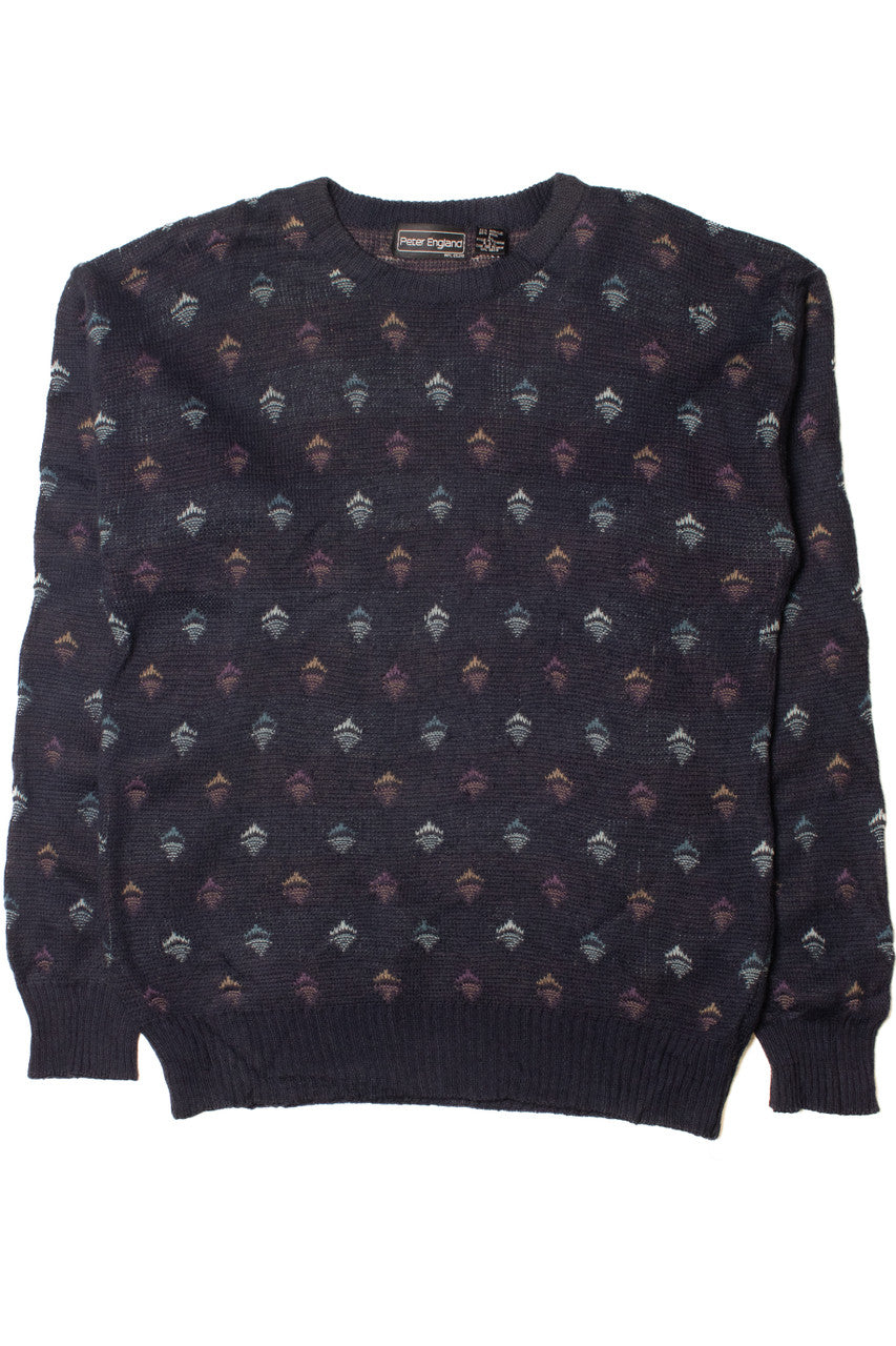 Vintage Navy Peter England 80s Sweater