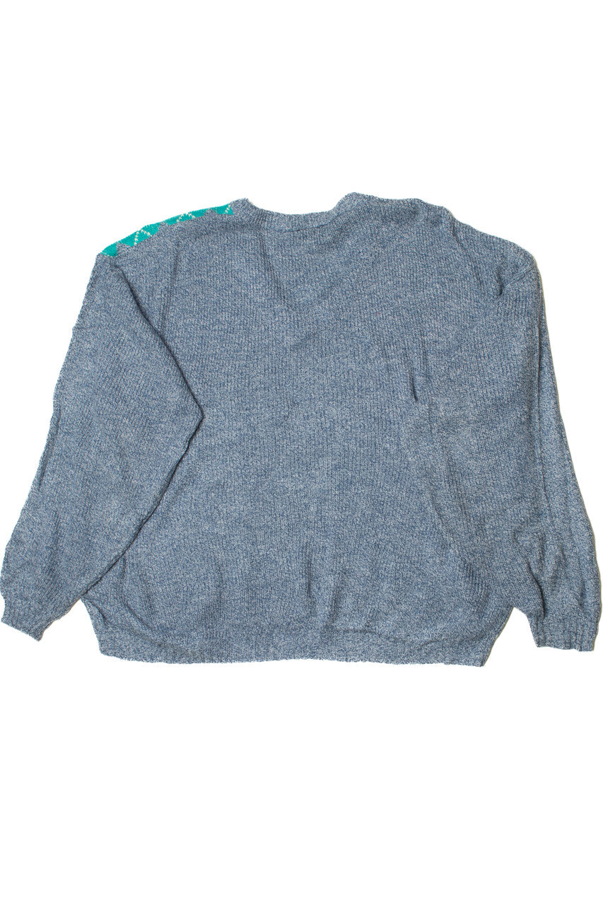 Vintage Argyle 80s Sweater