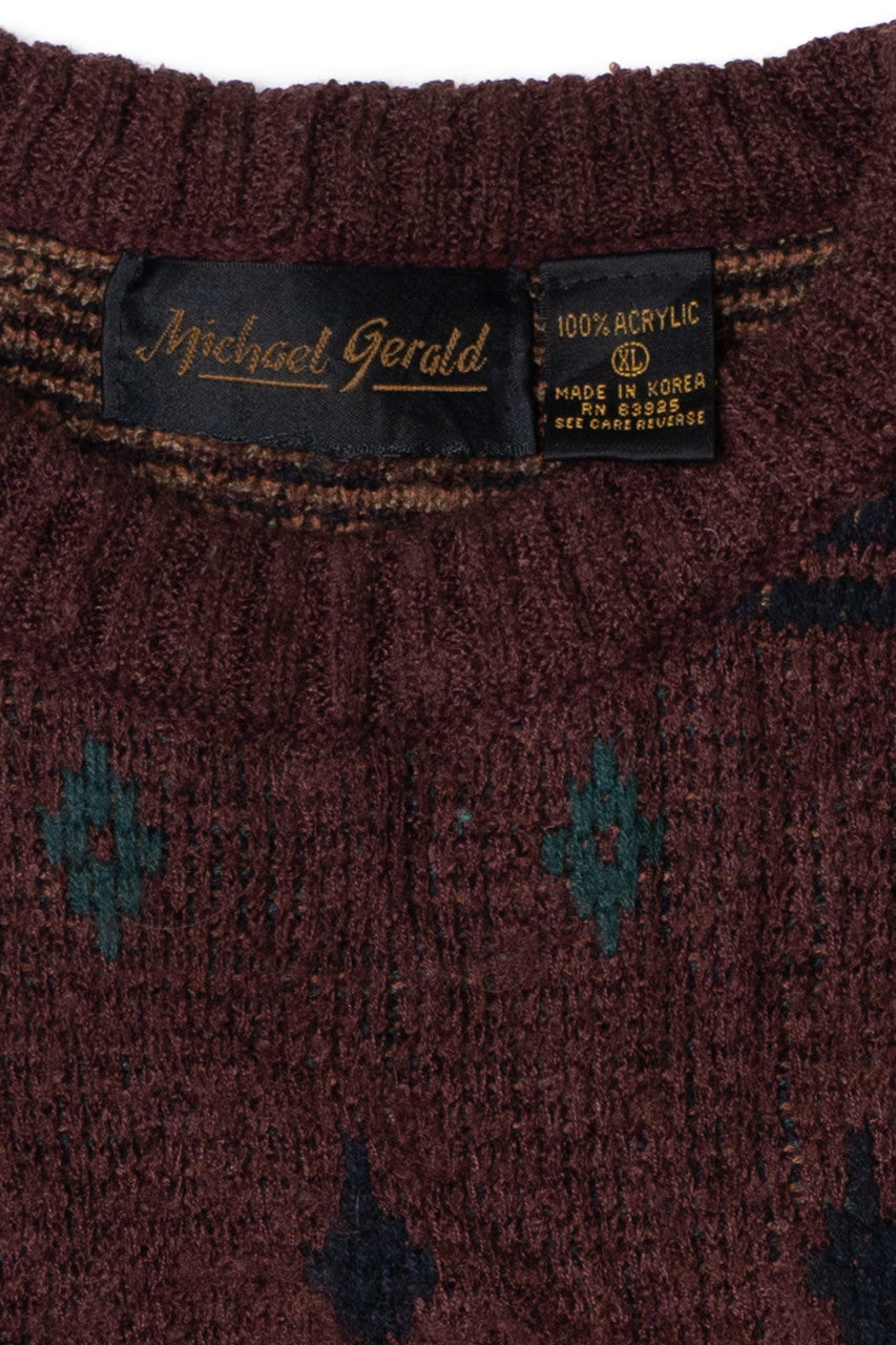 Vintage Michael Gerald 80s Sweater 4321