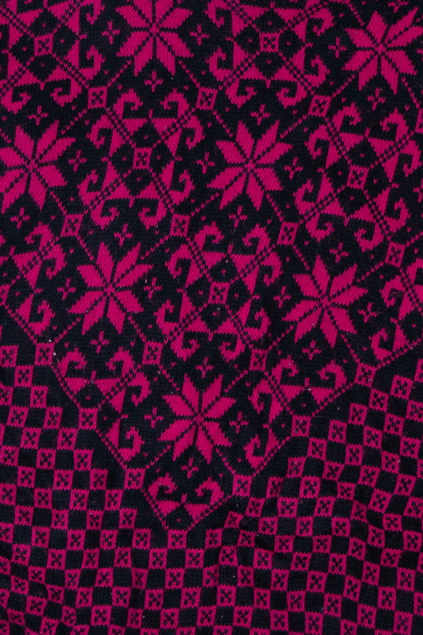 Vintage Hot Pink Classic Essentials 80s Sweater