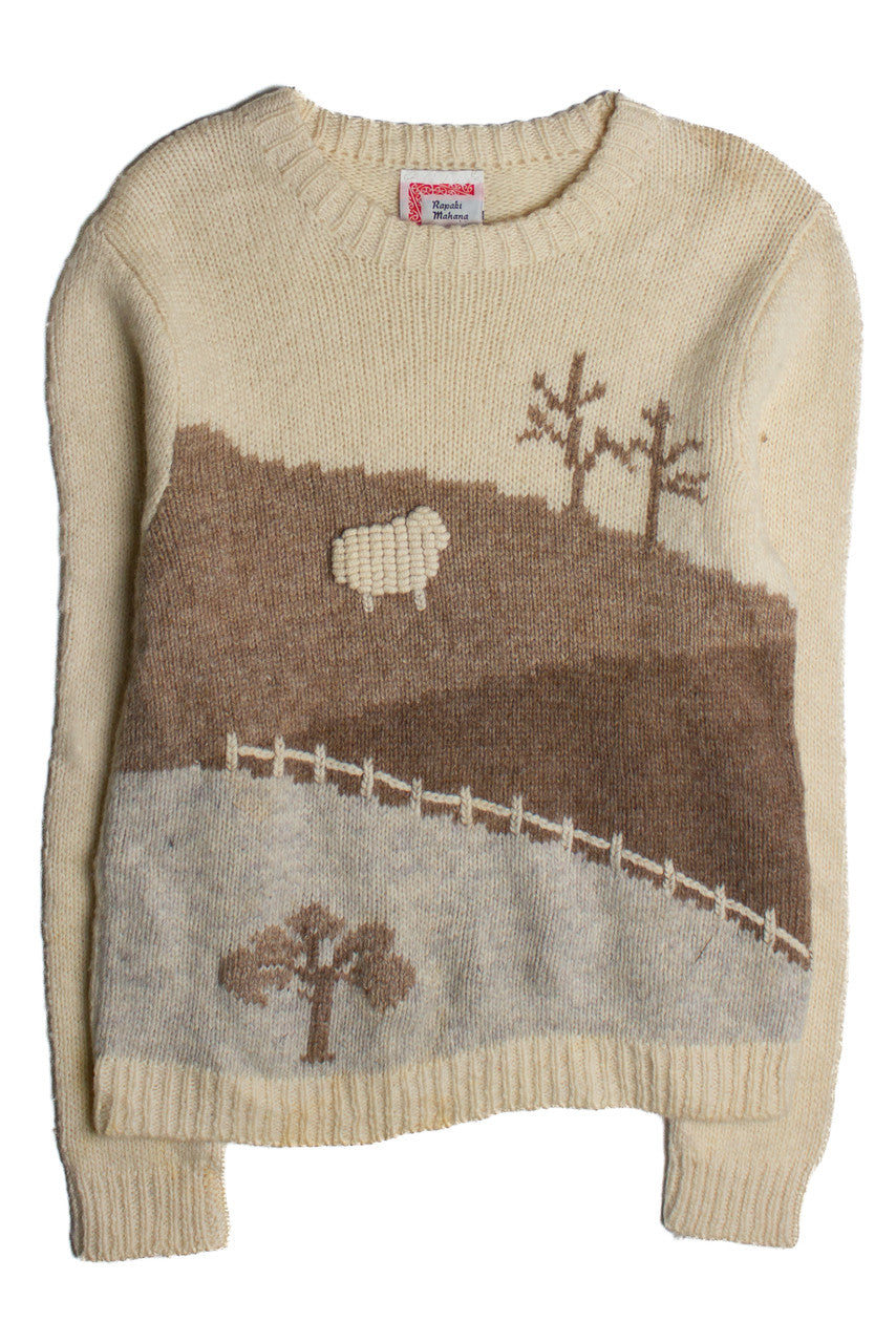 Vintage Rapaki Mahana Sheep Sweater (1980s) 4351