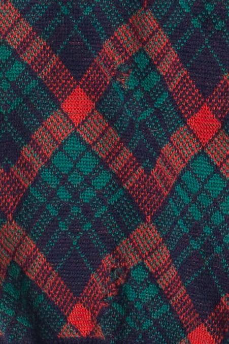 Vintage Diamond Pattern Pure Laine 80s Sweater