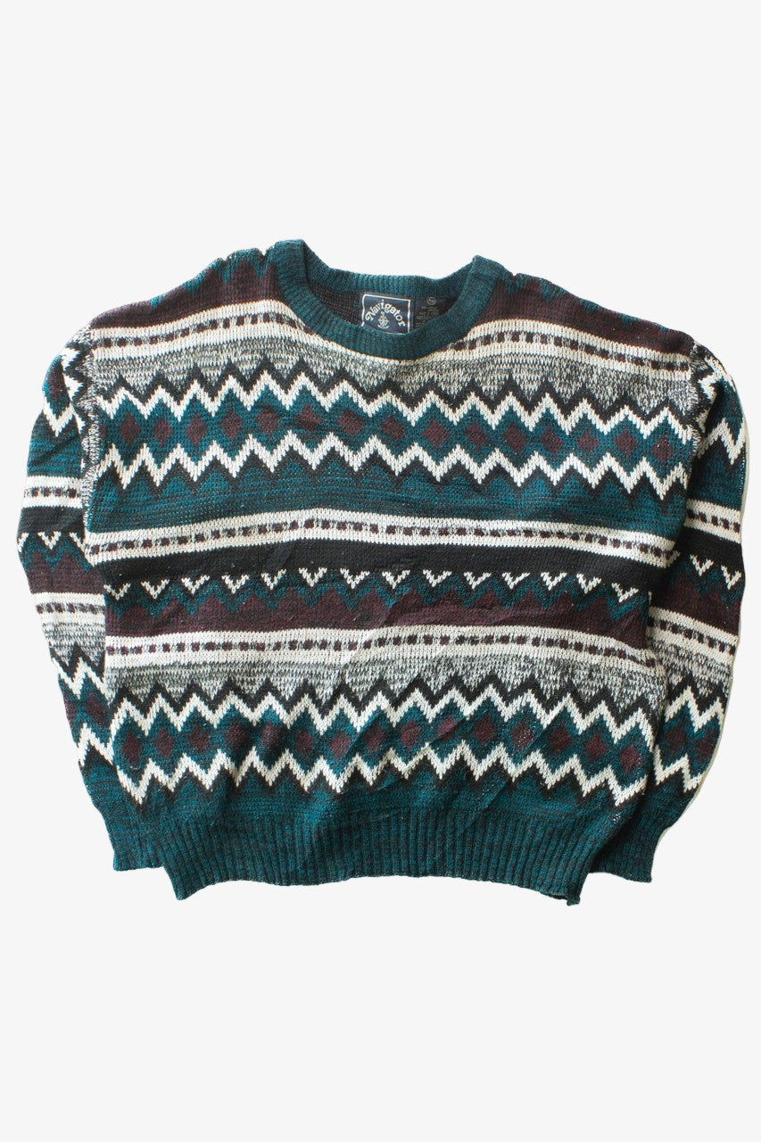 Vintage Navigator Zig Zag 80s Sweater (1990s)